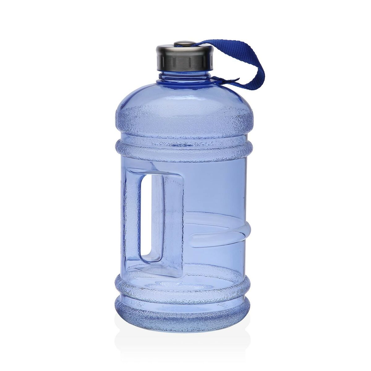 Bottle Versa Blue Silicone Polyethylene polystyrene 2 L 13 x 26 x 13 cm