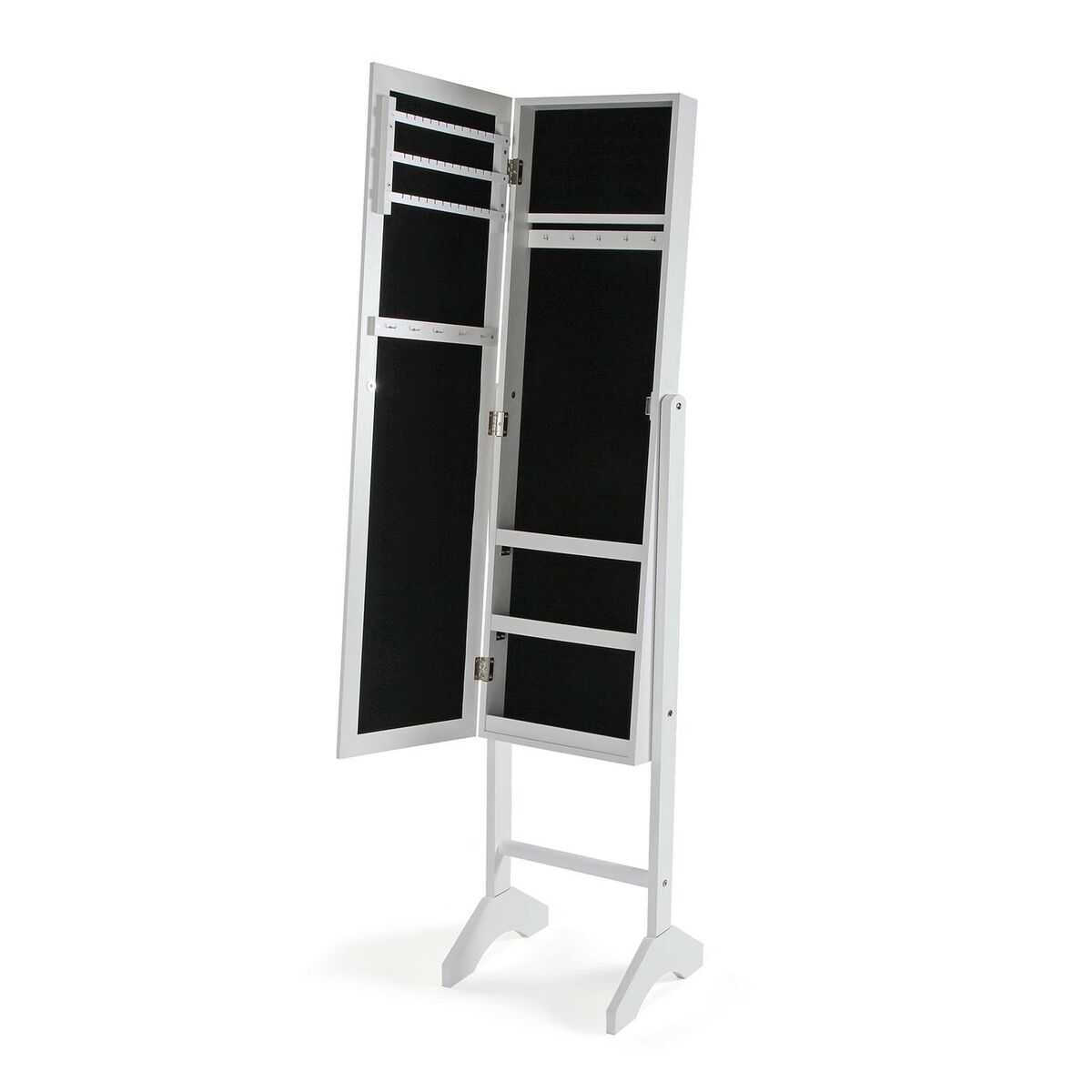 Wall mirror Versa White Mirror MDF Wood Minimalist 33,5 x 153 x 35,2 cm