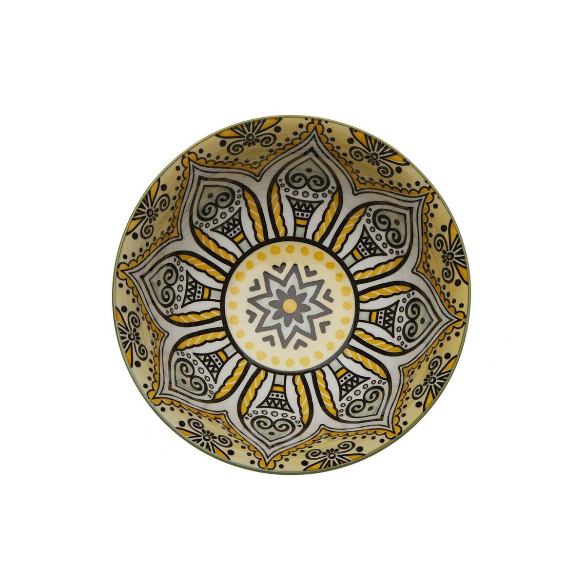 Snack Bowl Versa Yellow Ceramic Porcelain 15,5 x 7 x 15,5 cm