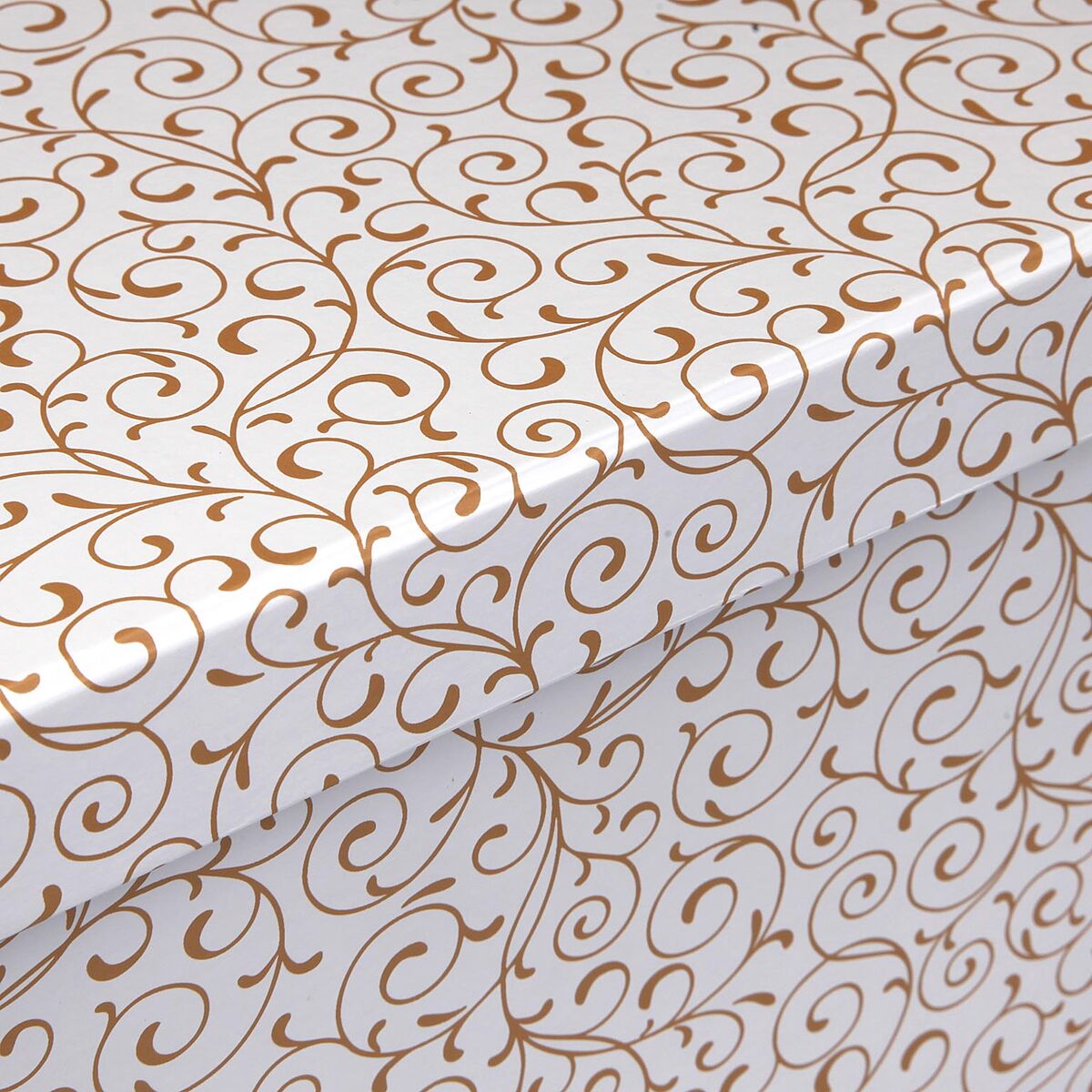 Set of decorative boxes Versa Serpentine Cardboard (15 Pieces)