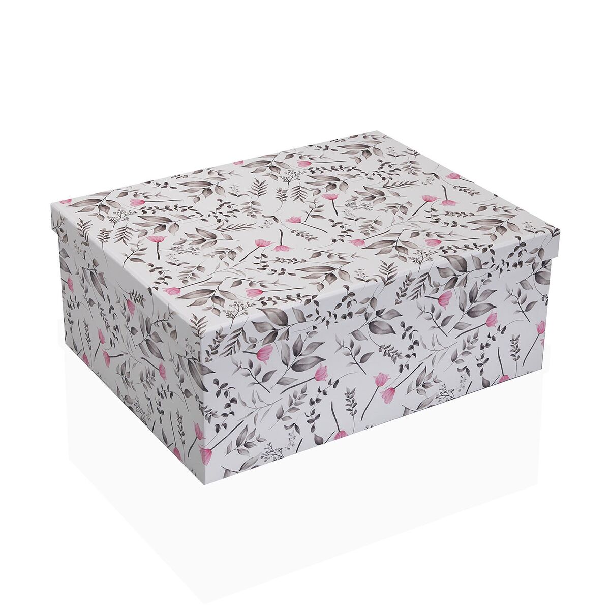 Set of decorative boxes Versa Caprice Cardboard (15 Pieces)