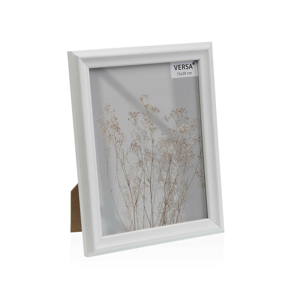 Photo frame Versa White MDF Wood Vintage
