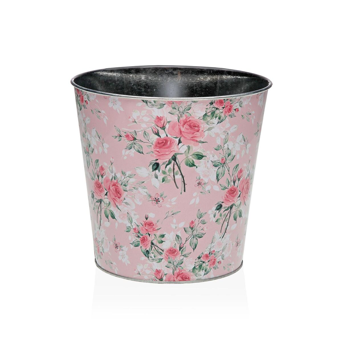 Planter Versa XL Pink Metal Minimalist 16,5 cm
