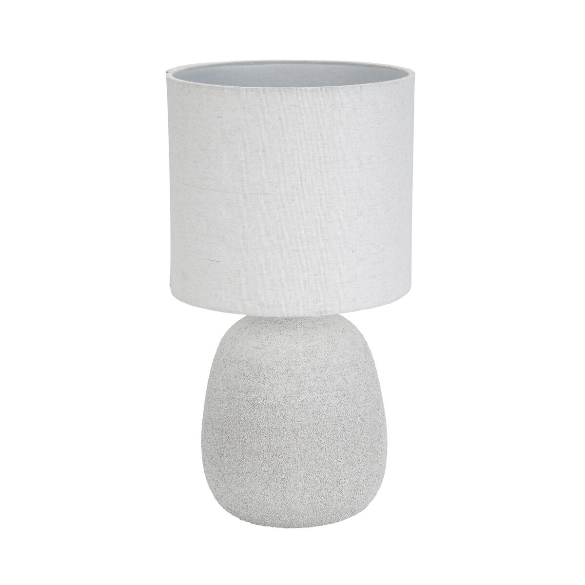 Desk lamp Versa Linen Ceramic 40 W 22 x 41 cm