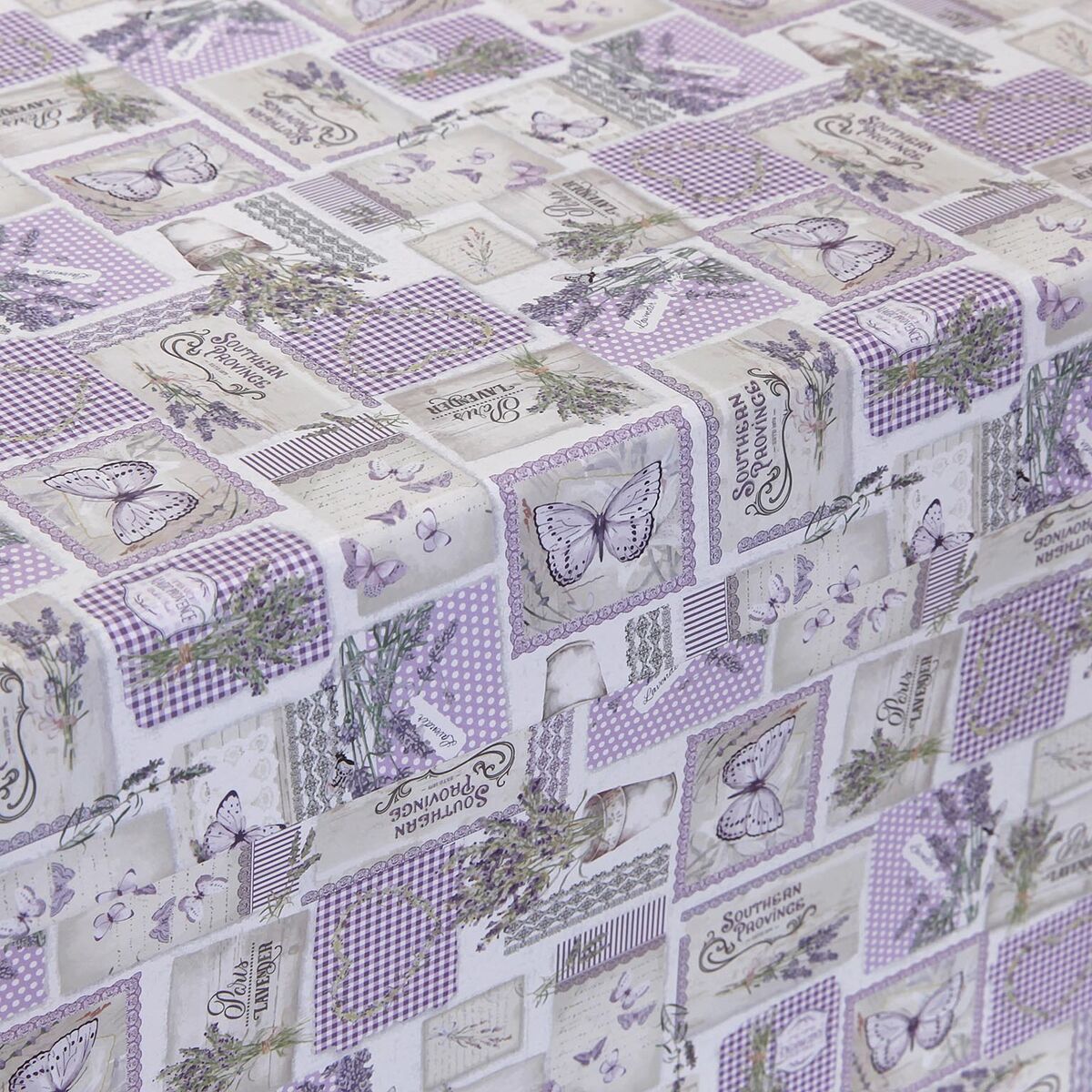 Set of decorative boxes Versa Cardboard Lavendar (15 Pieces)