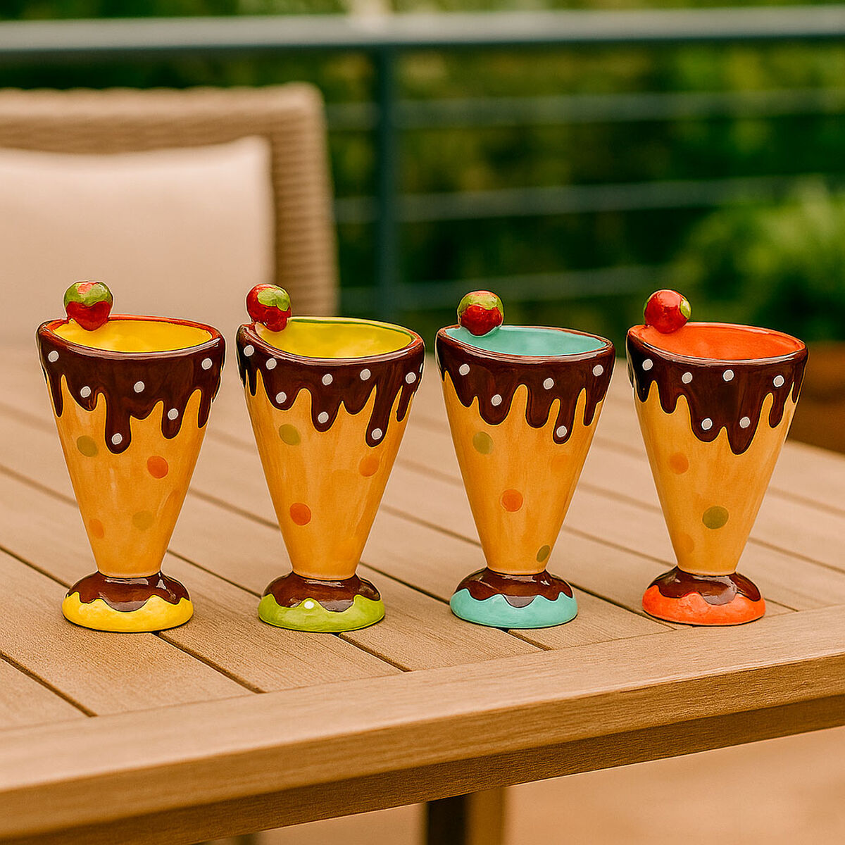 Ice Cream and Milk Shake Glass Versa Ceramic