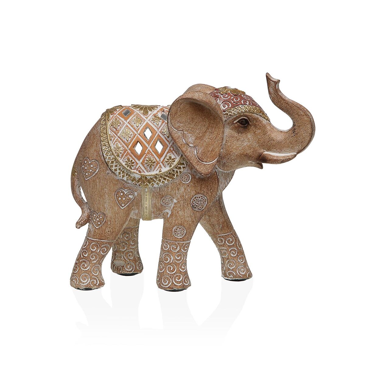 Decorative Figure Versa Resin Elephant 6,5 X 14,5 X 16 CM