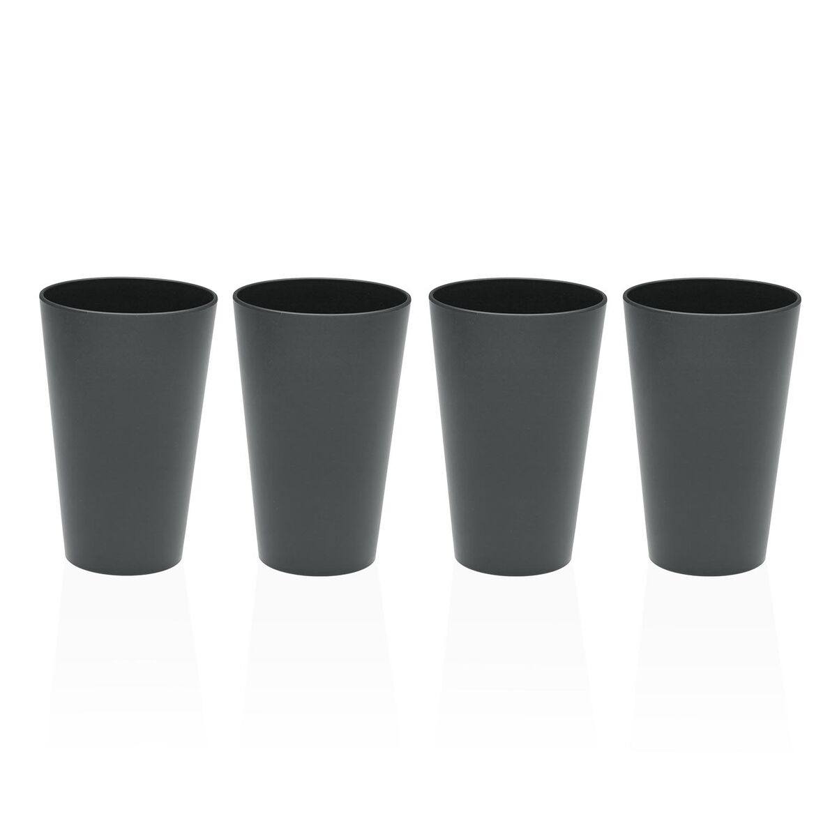 Pot for Kitchen Utensils Versa Polyethylene RPET 13,8 cm 4 Pieces