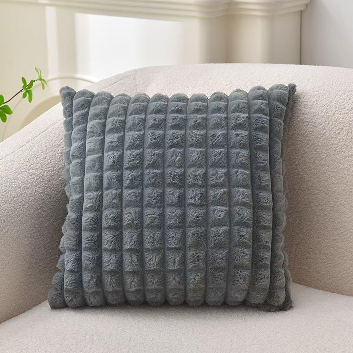 Cushion Versa Grey 45 x 45 cm
