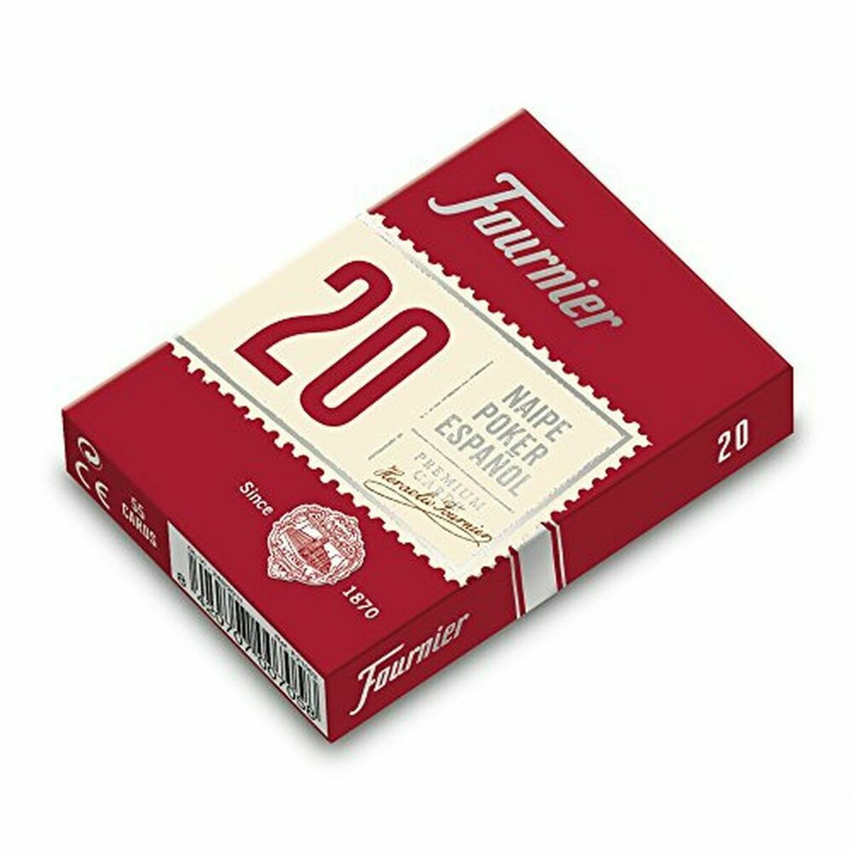Pack of Poker Playing Cards (55 cards) Fournier N20