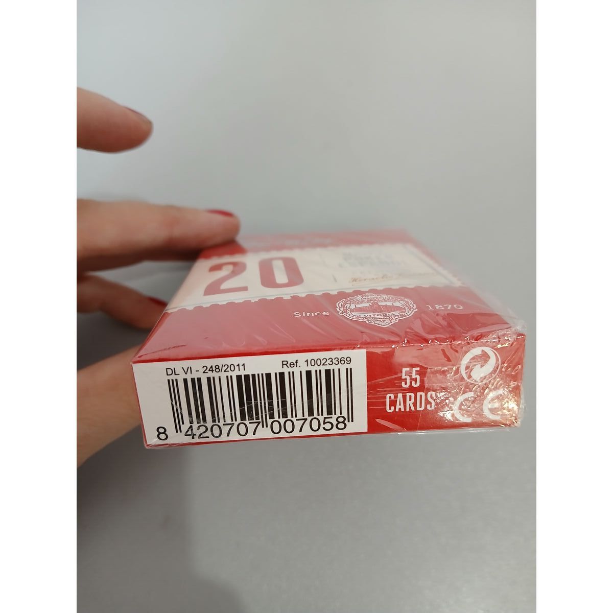 Pack of Poker Playing Cards (55 cards) Fournier N20