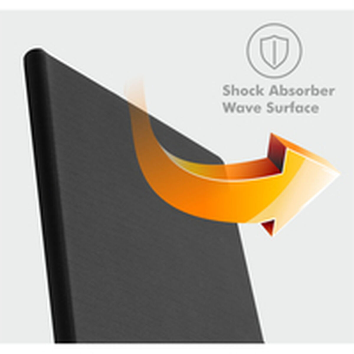 Tablet cover Silver Electronics 112004440199 Black