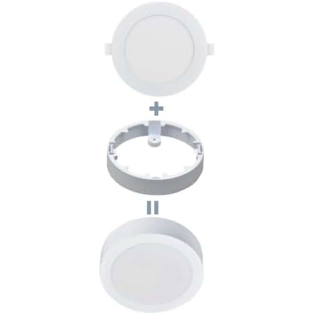 LED lamp Silver Electronics DOWNLIGHT MULTI White