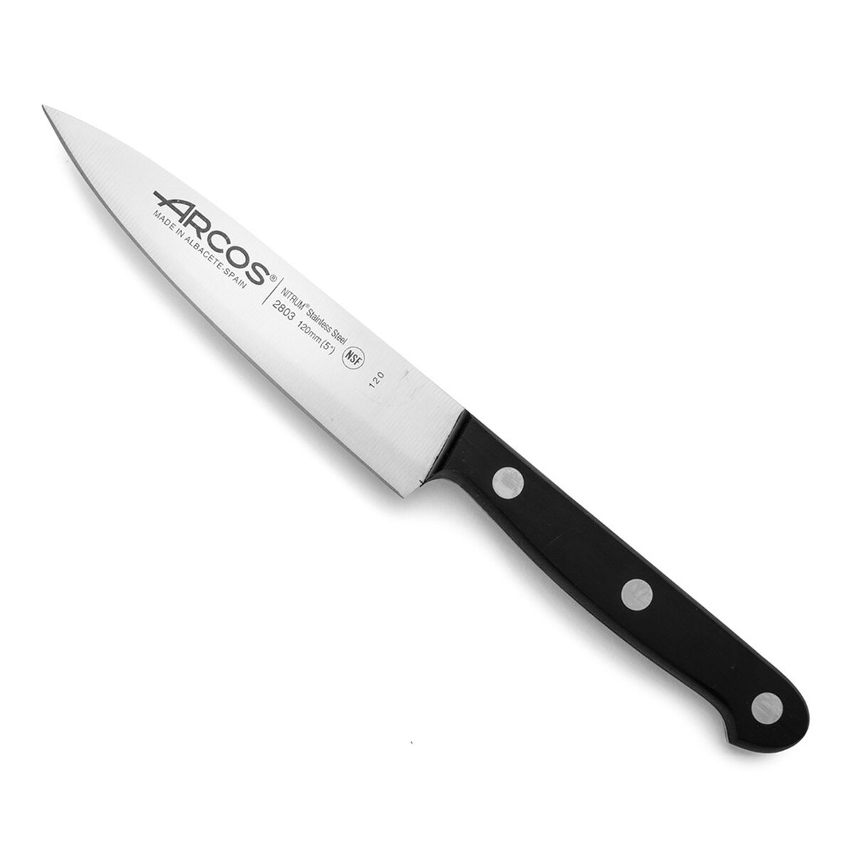 Kitchen Knife Arcos serie universal Black Steel 12 cm Kitchen Knife Arcos serie universal Black Steel 12 cm