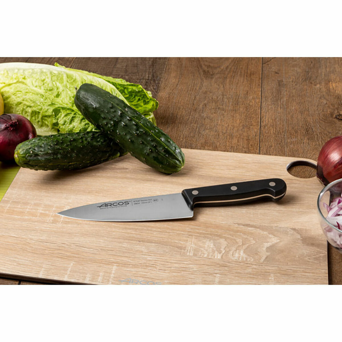 Kitchen Knife Arcos serie universal Black Steel 15,5 cm 6″