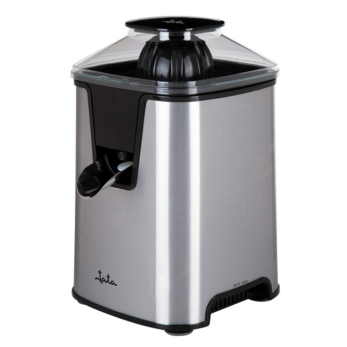 Electric Juicer JATA JEEX1046 Transparent Silver Steel