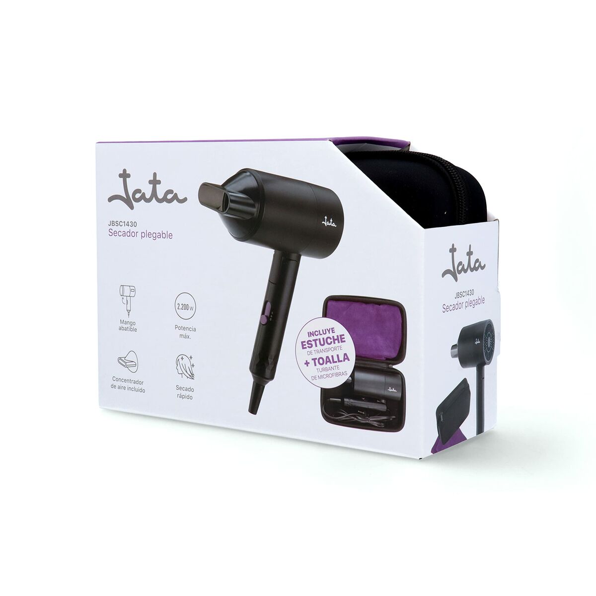 Hairdryer JATA JBSC1430 Black 2200 W