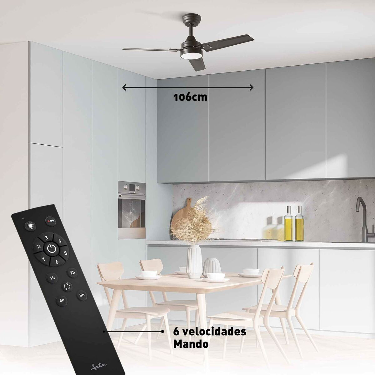 Ceiling Fan JATA JVTE4234  106 cm