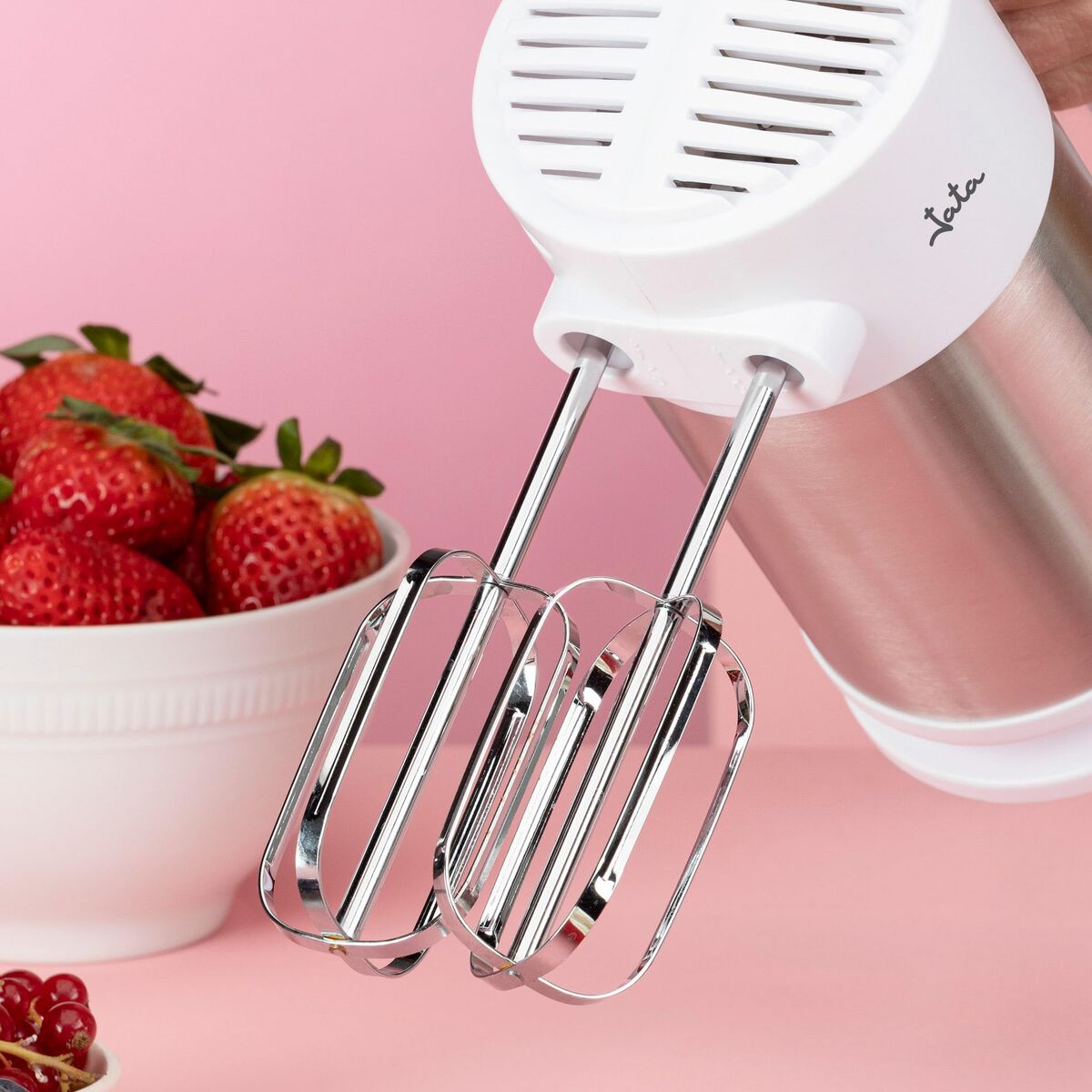 Blender/pastry Mixer JATA JEMA1240 White Steel 400 W