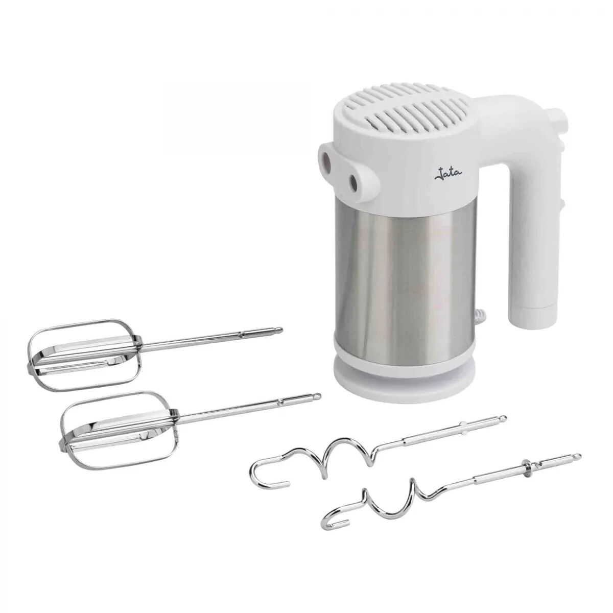Blender/pastry Mixer JATA JEMA1240 White Steel 400 W Blender/pastry Mixer JATA JEMA1240 White Steel 400 W