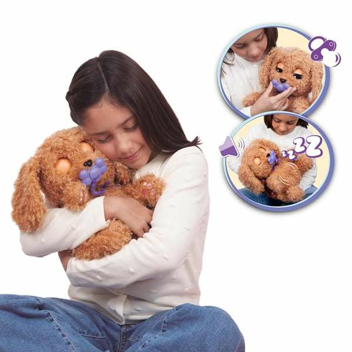 Soft toy with sounds IMC Toys Baby Paw 20 x 29 x 13 cm Multicolour
