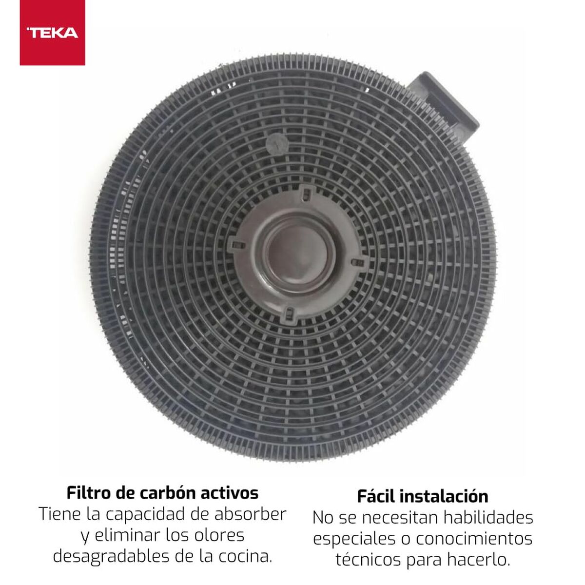 Carbon Filter Teka D4C Carbon fibre Plastic