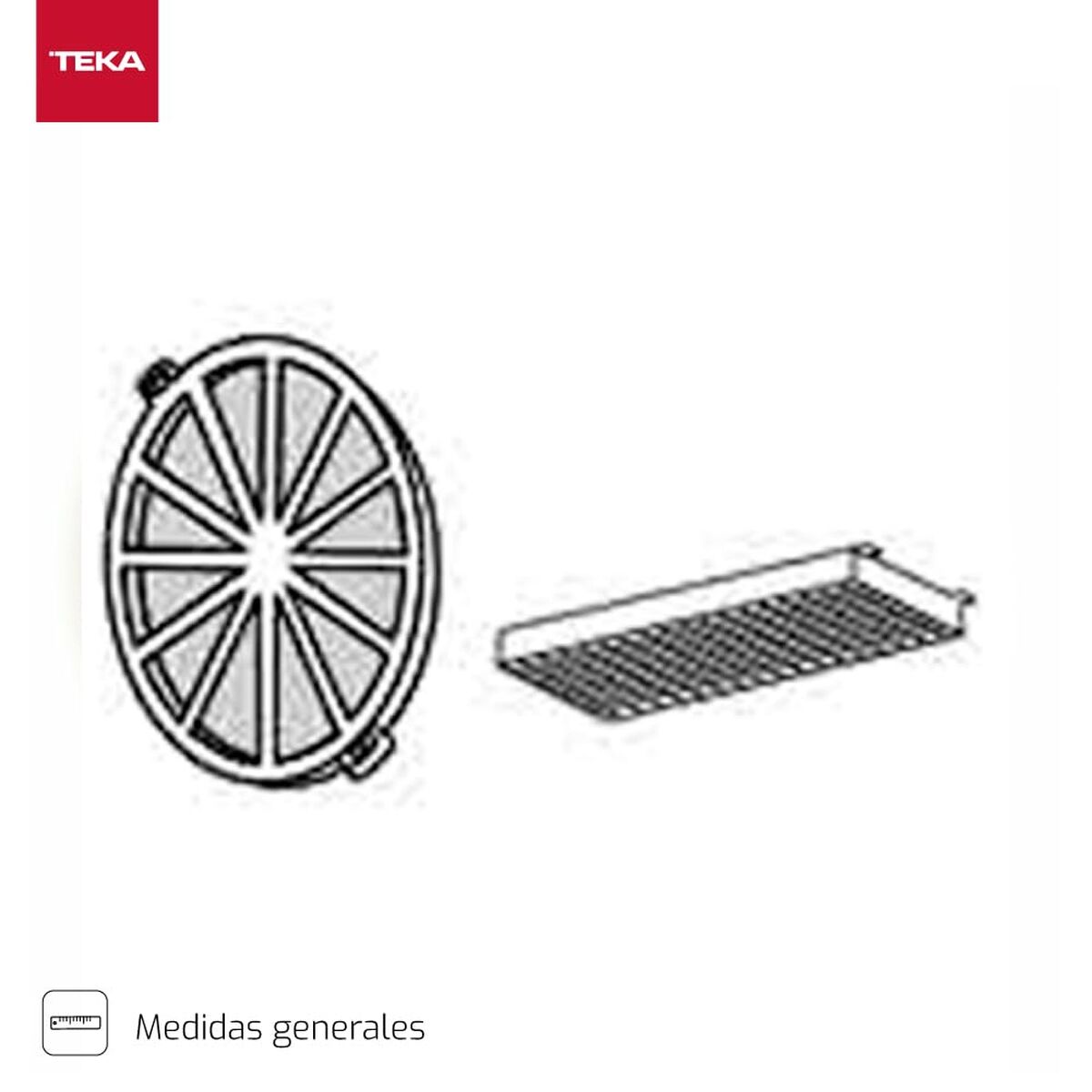 Carbon Filter Teka D4C Carbon fibre Plastic