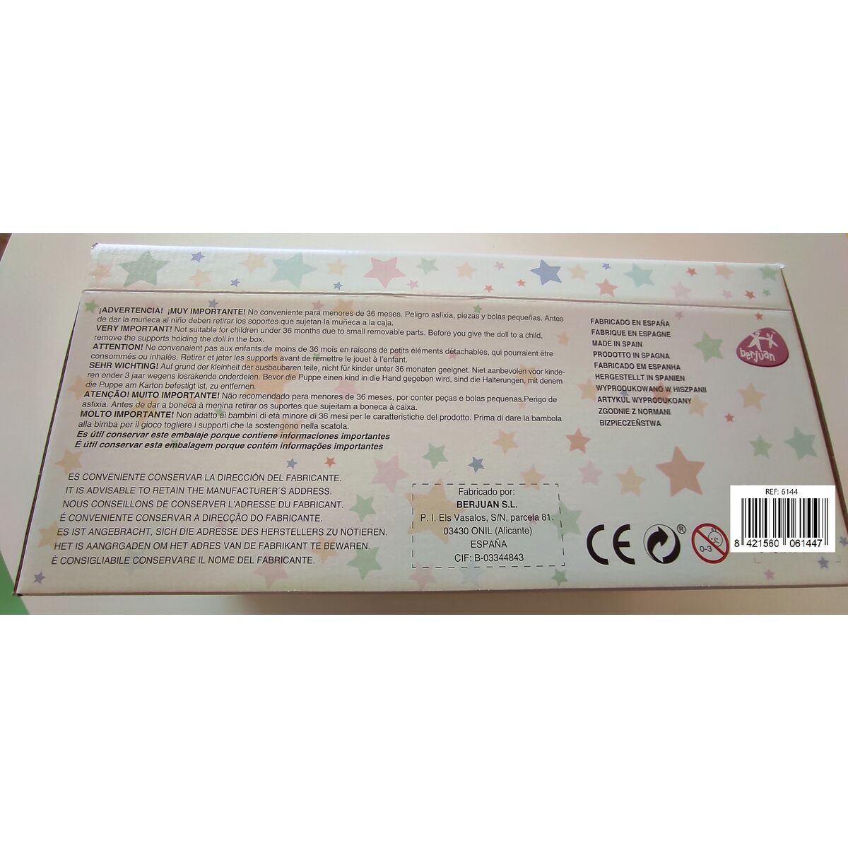 Baby Doll with Accessories Berjuan (30 cm)