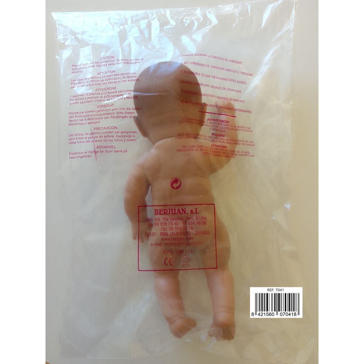 Baby doll Berjuan Newborn 20 cm (20 cm)