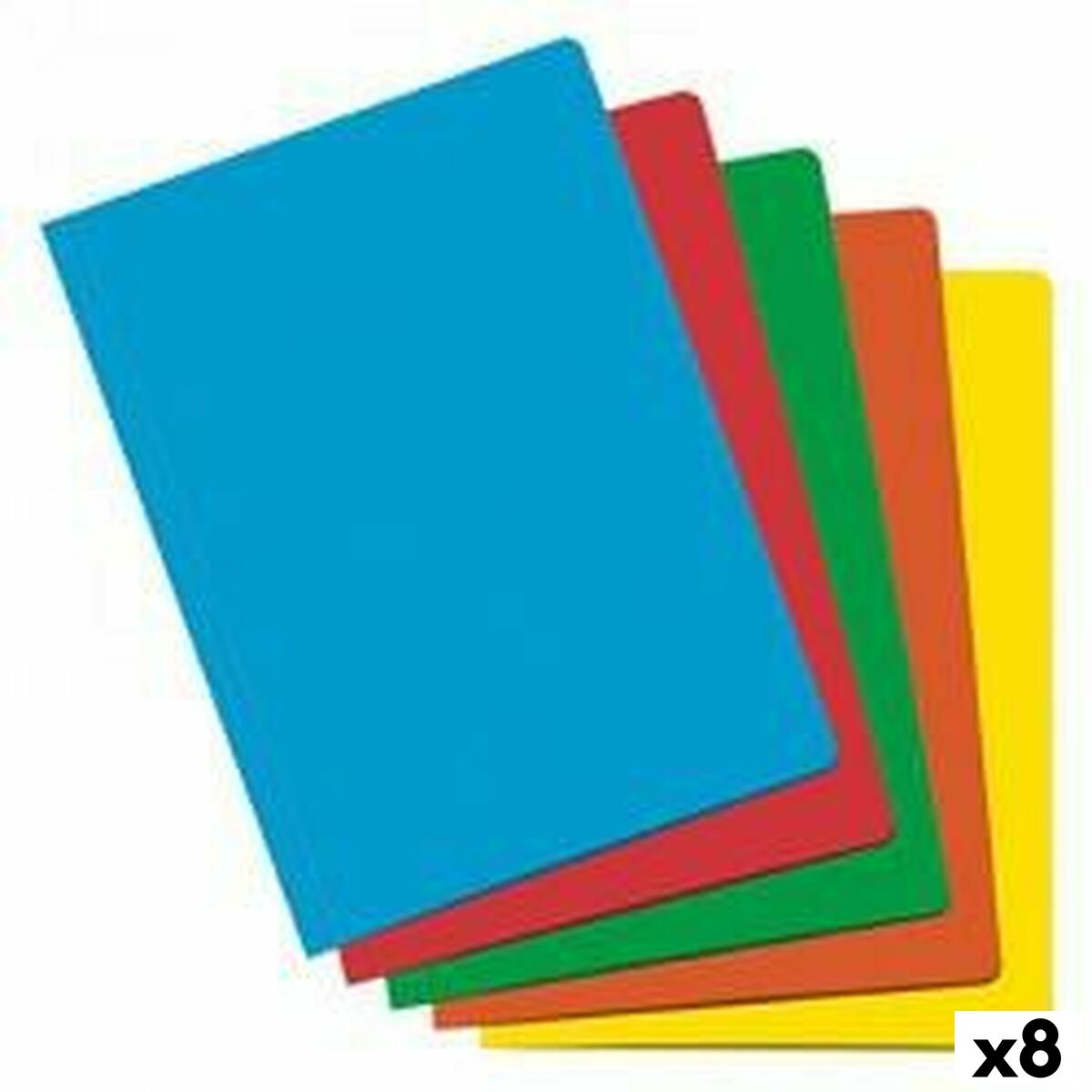 Set of Subfolders DOHE Multicolour A4 50 Pieces (8 Units) Set of Subfolders DOHE Multicolour A4 50 Pieces (8 Units)