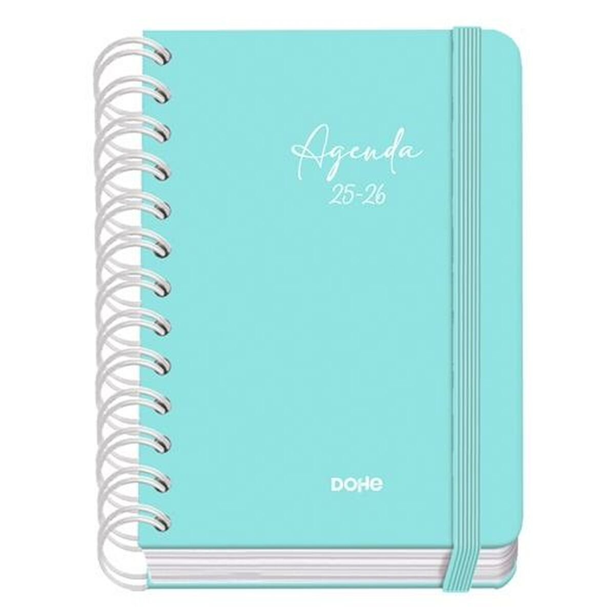 Diary DOHE SERENITY WIREO Green A6 120 x 170 mm 2025-2026 (20 Units)