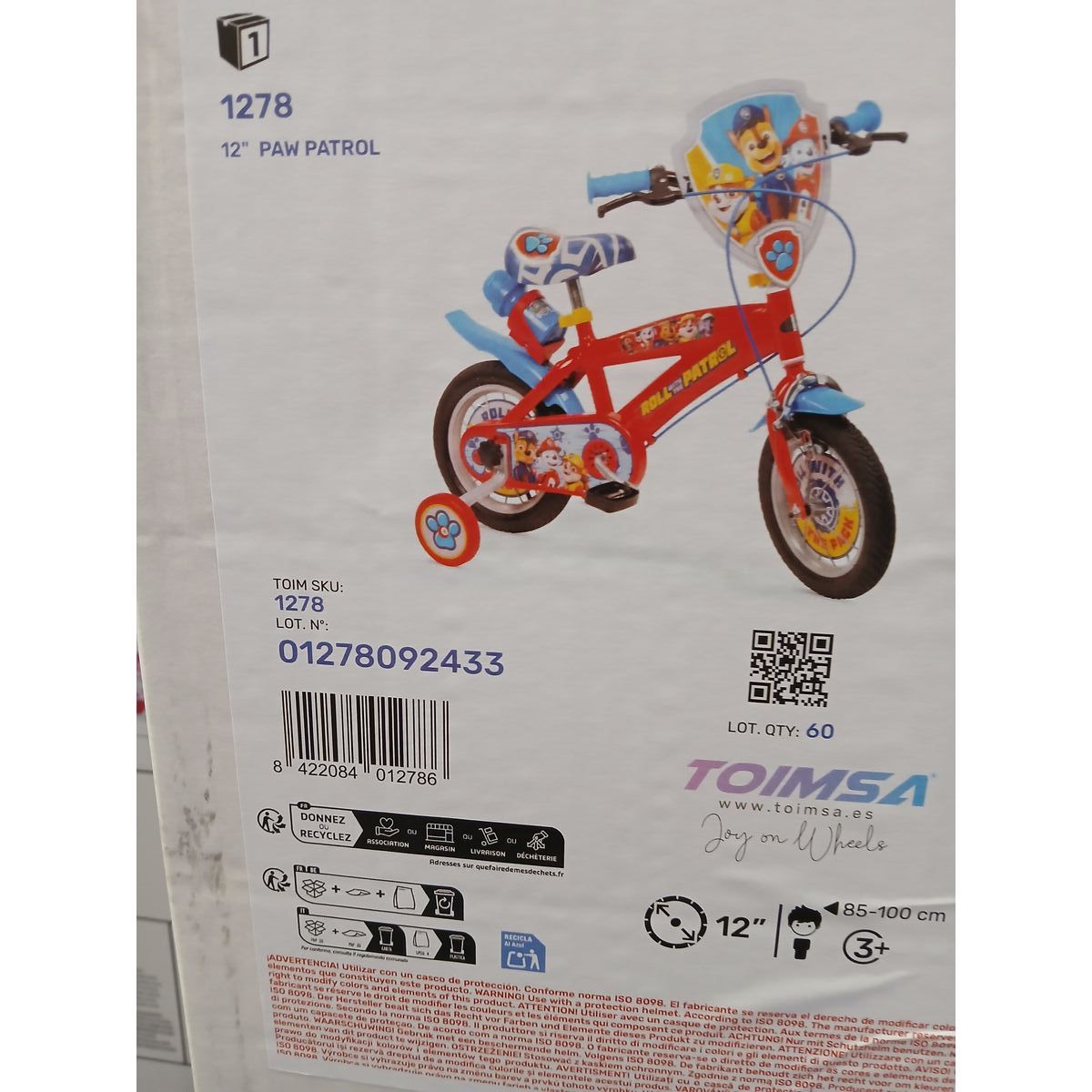 Children’s Bike The Paw Patrol   12″