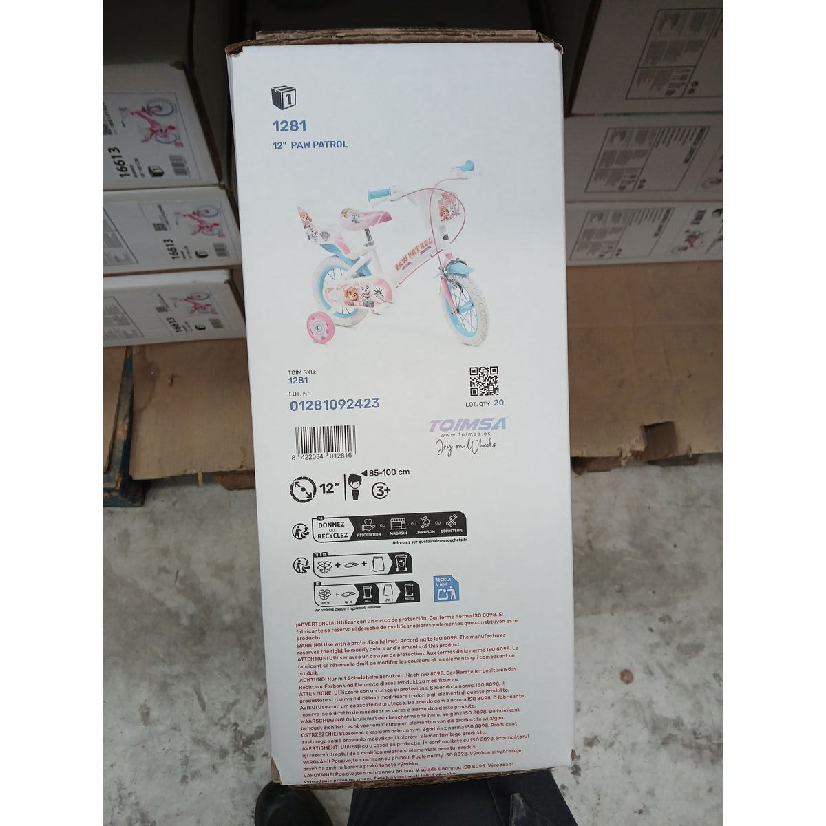 Children’s Bike Paw Patrol The Paw Patrol 1281 (12″)