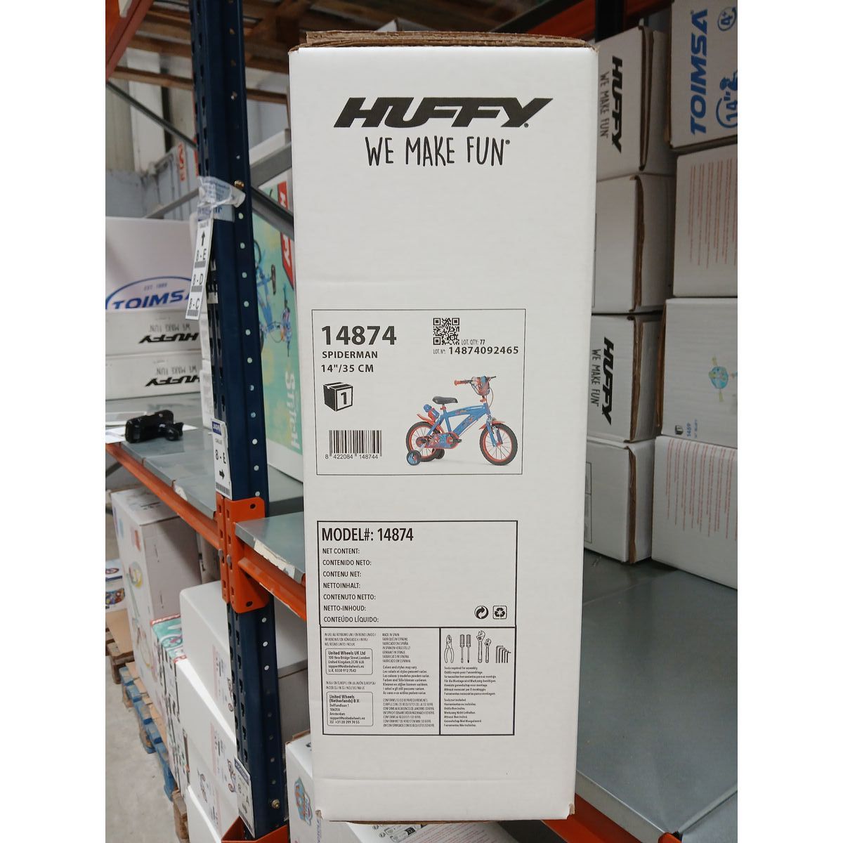 Bicycle Spider-Man 14874 14″