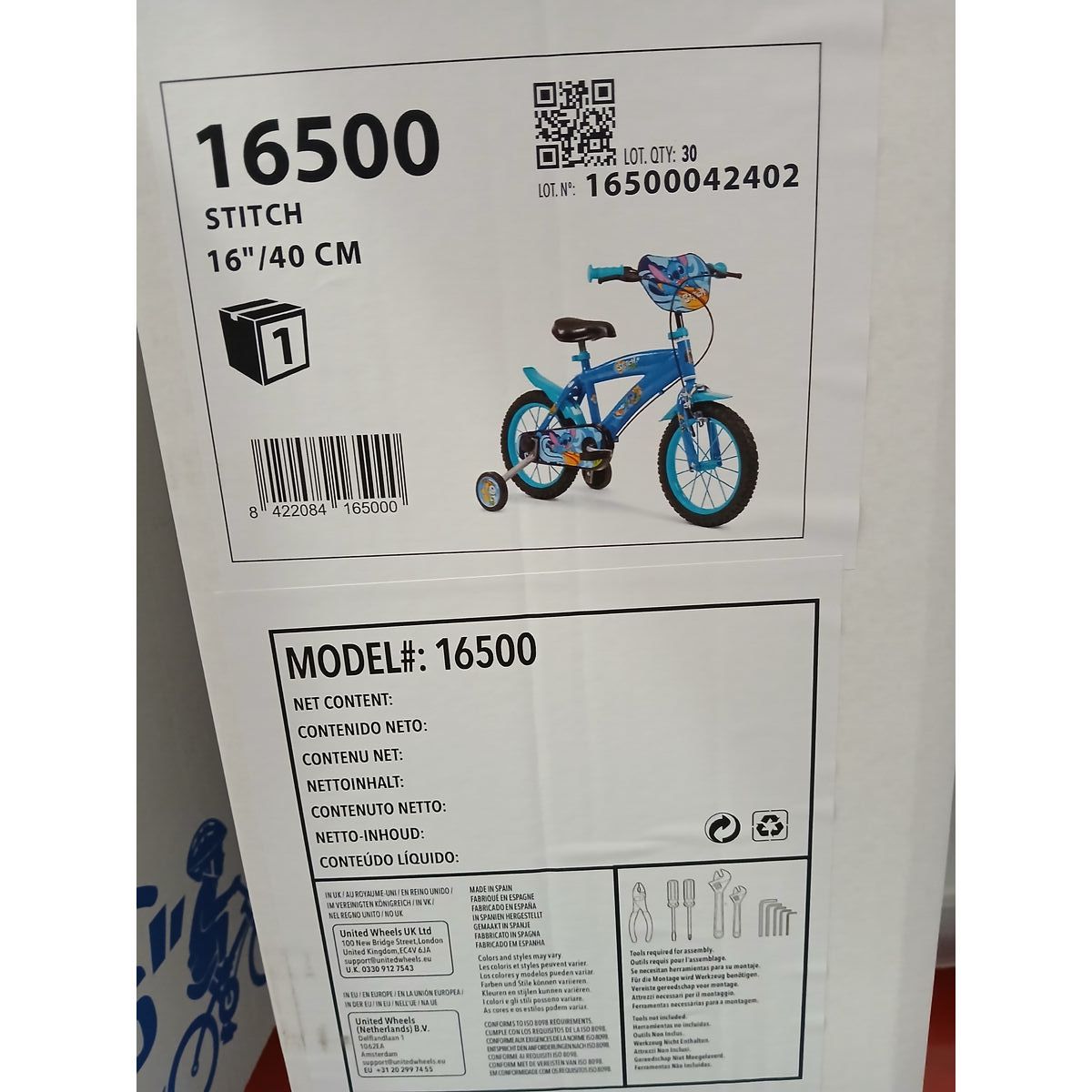Children’s Bike Toimsa Stitch Blue