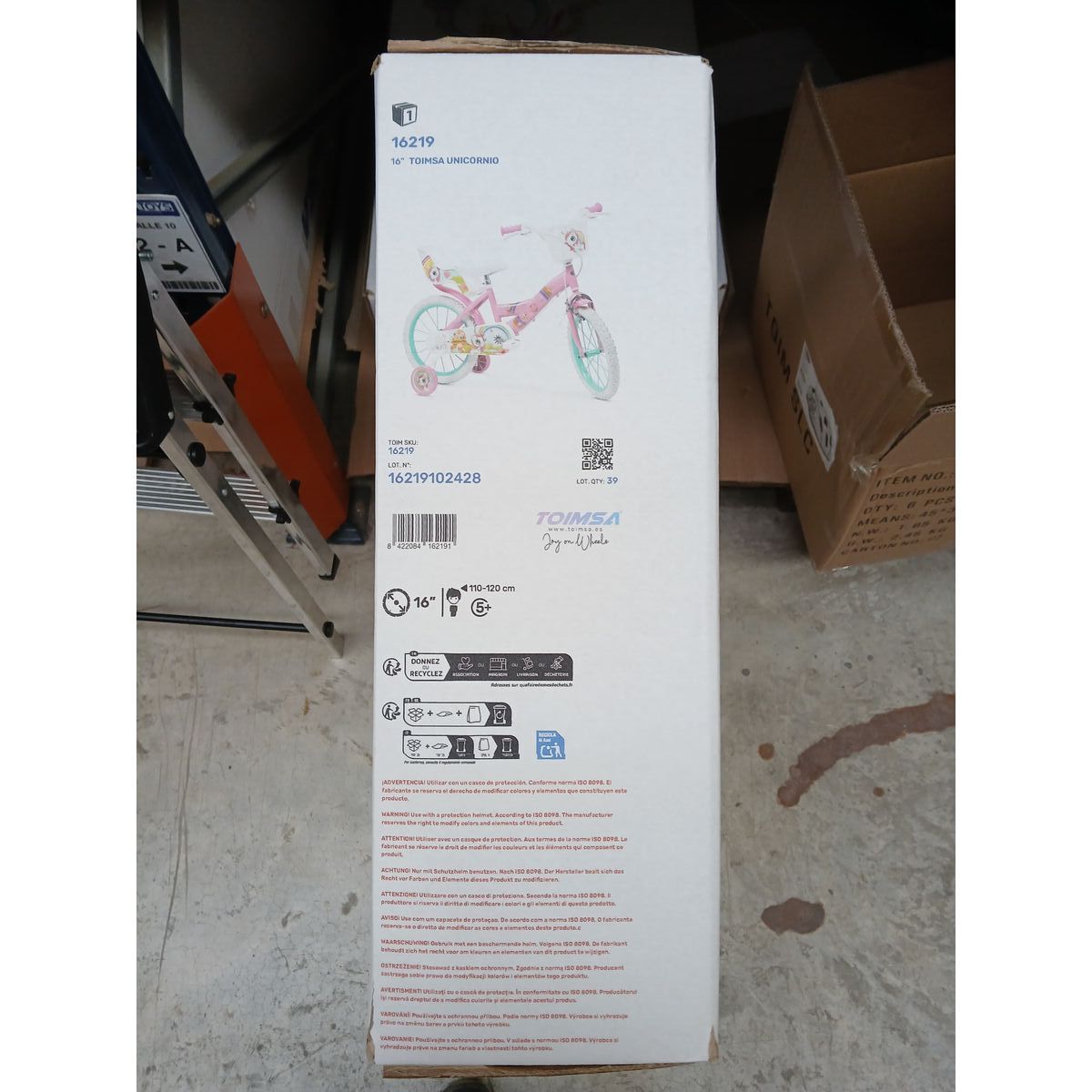 Children’s Bike Toimsa 16″ Unicorn