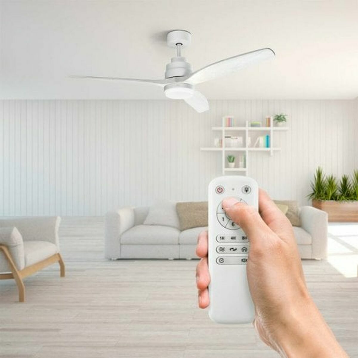 Ceiling Fan UFESA NEPAL BLANCO  132 cm