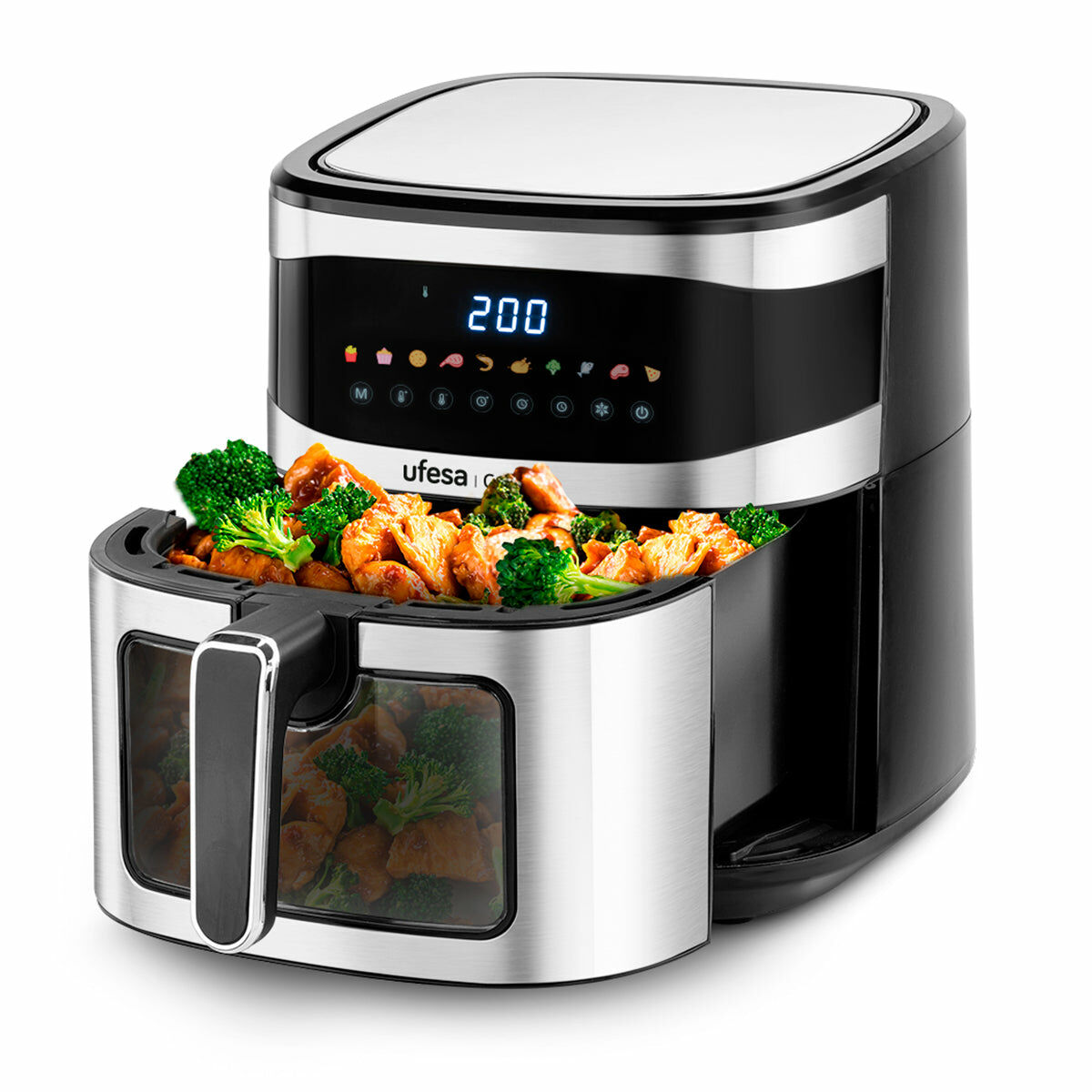 Air Fryer UFESA Cardinal Black 1700 W 6 L Air Fryer UFESA Cardinal Black 1700 W 6 L