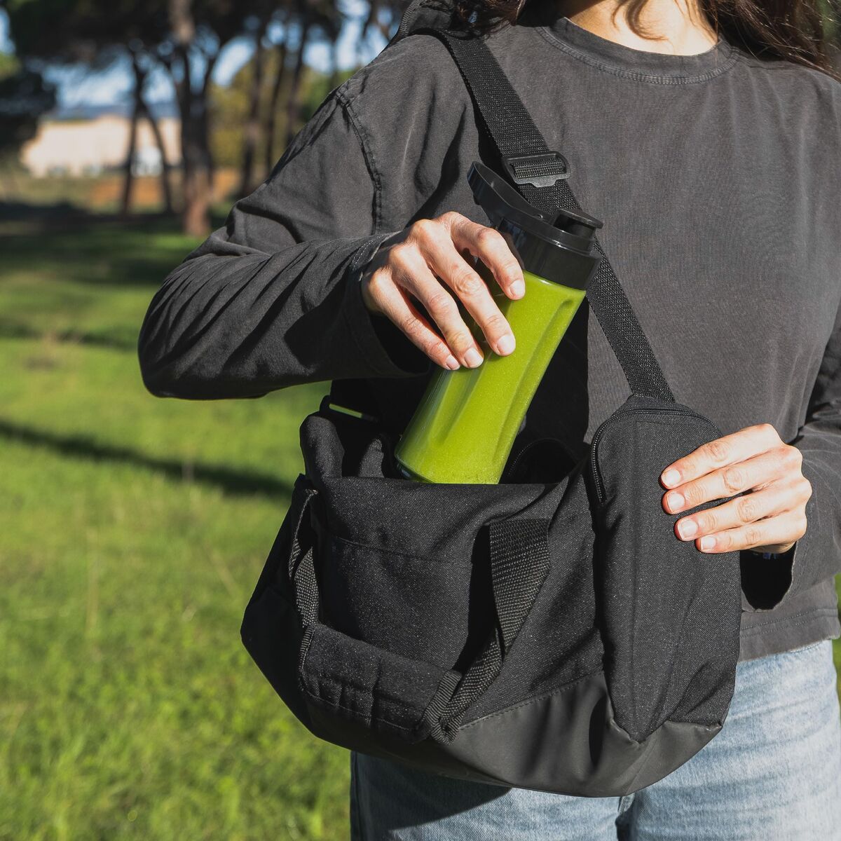 Cup Blender UFESA NUTRIFUSION 1200W 2B White Black 1200 W 500 ml