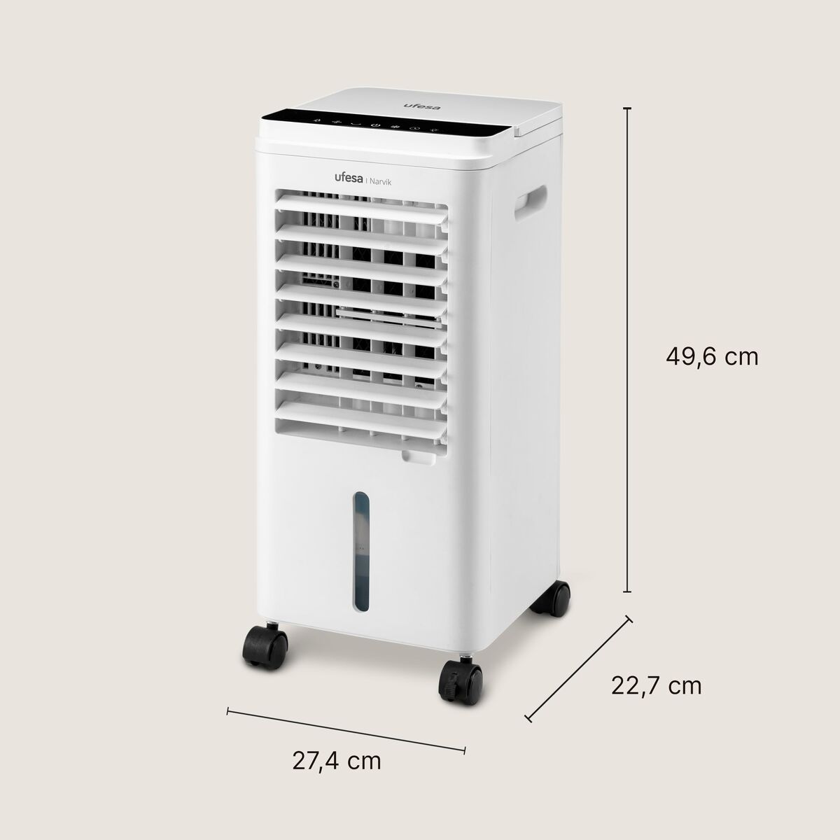 Portable Evaporative Air Cooler UFESA NARVIK White 60 W 5 L