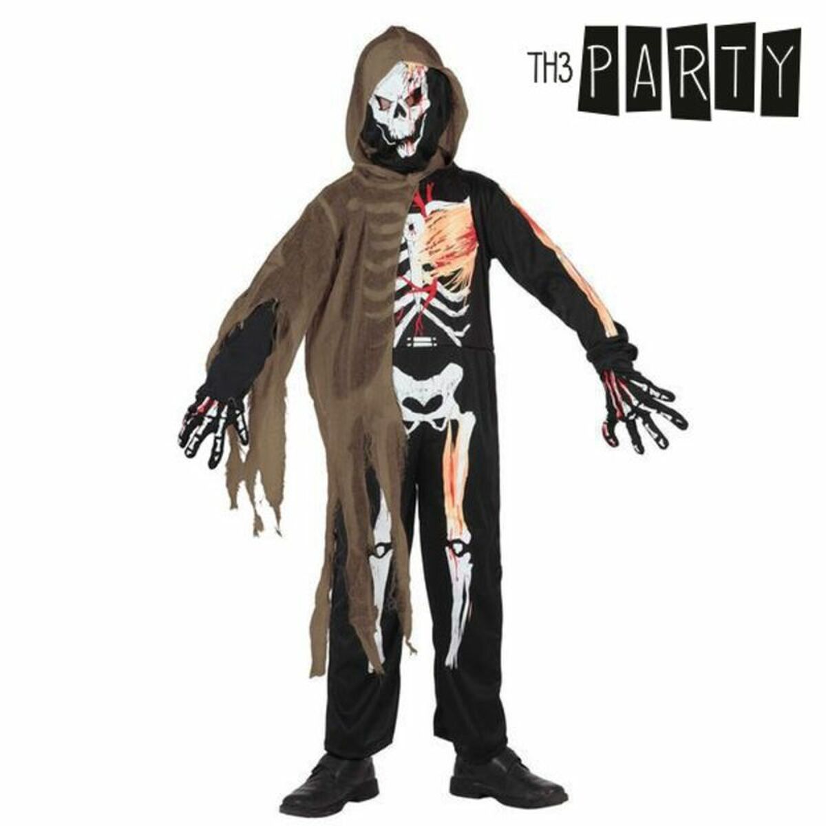 Costume for Children Th3 Party Multicolour Skeleton (4 Pieces) Costume for Children Th3 Party Multicolour Skeleton (4 Pieces)