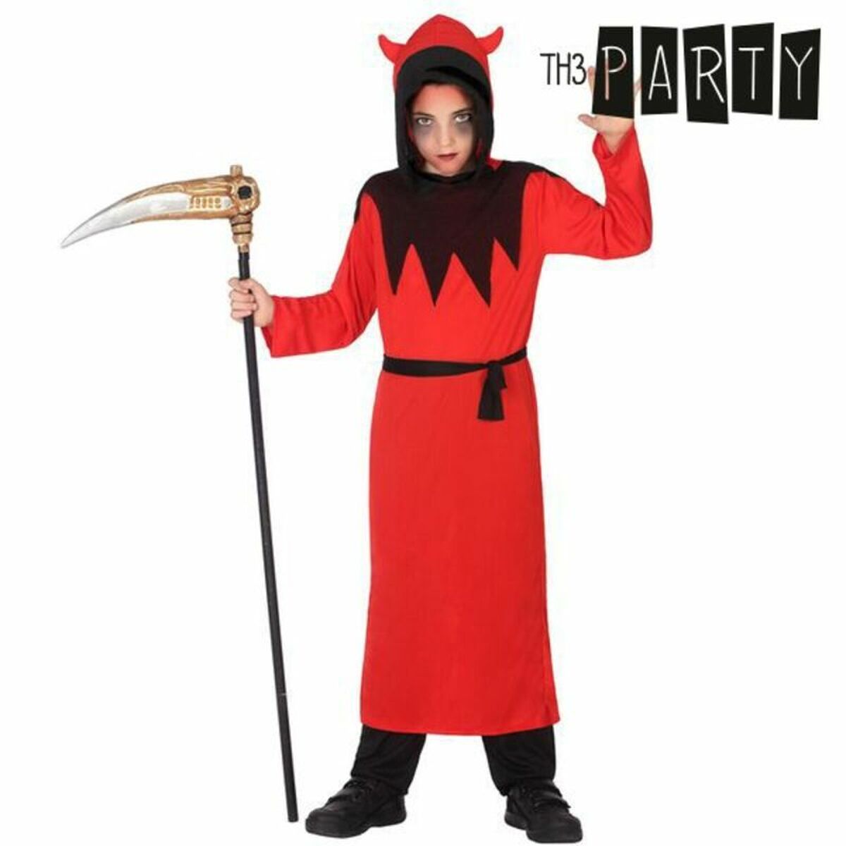 Costume for Children Th3 Party Red Male Demon (2 Pieces) Costume for Children Th3 Party Red Male Demon (2 Pieces)