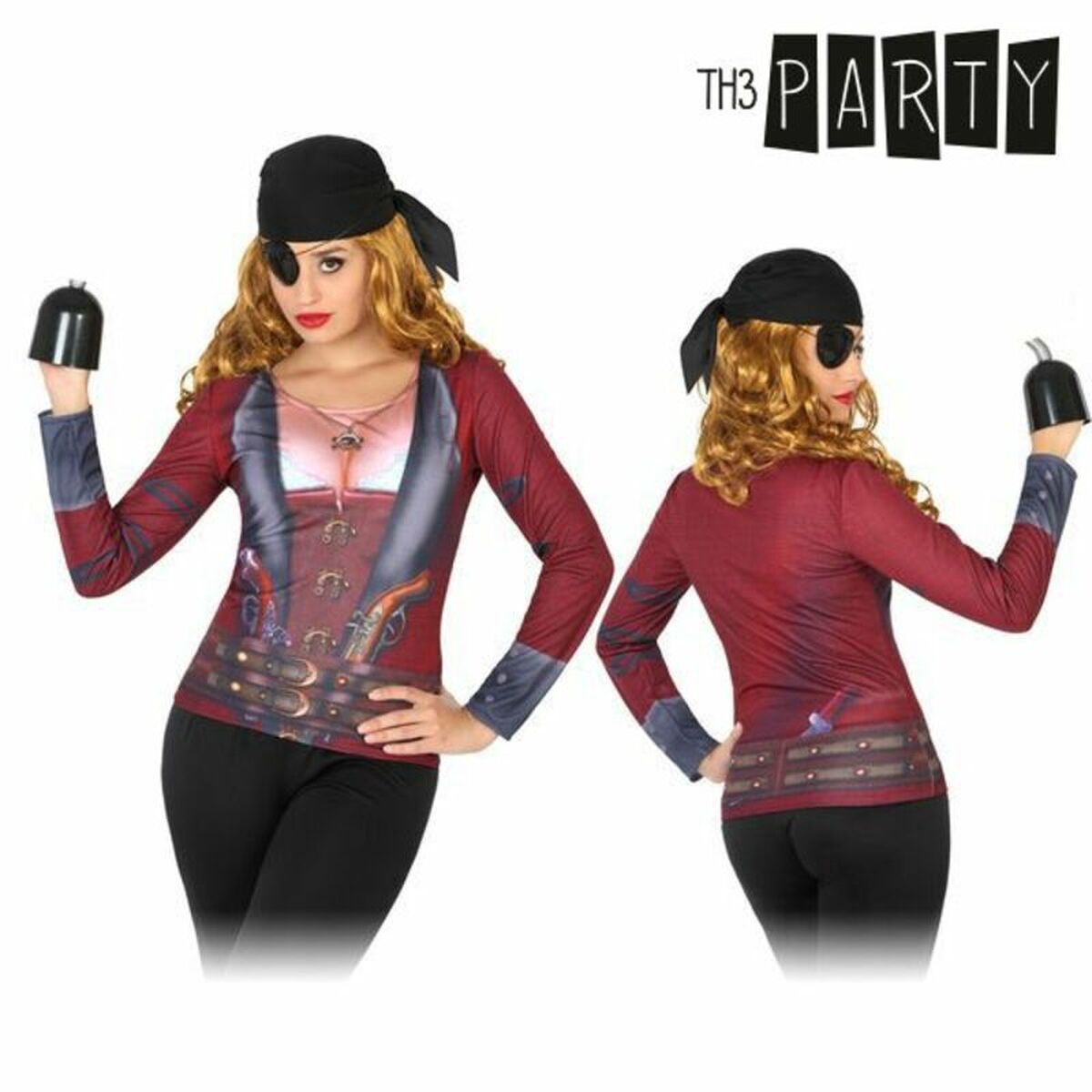 Adult T-shirt Th3 Party Brown Pirates Adult T-shirt Th3 Party Brown Pirates