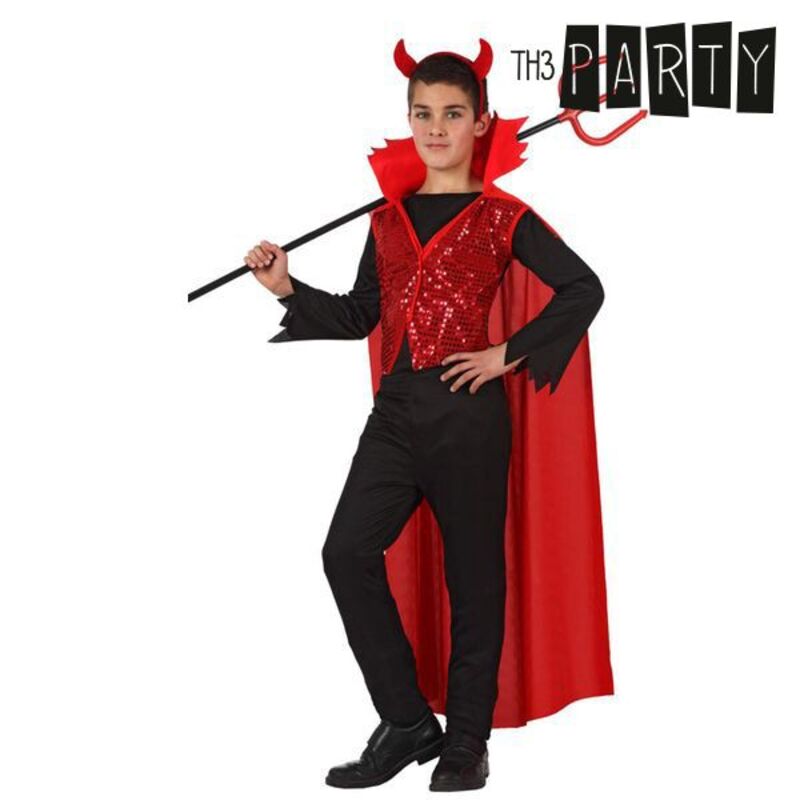 Costume for Children Th3 Party Multicolour Male Demon (4 Pieces) Costume for Children Th3 Party Multicolour Male Demon (4 Pieces)