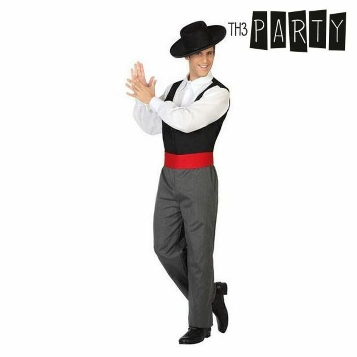 Costume for Adults Th3 Party 31560 Multicolour XS/S (3 Pieces) Costume for Adults Th3 Party 31560 Multicolour XS/S (3 Pieces)