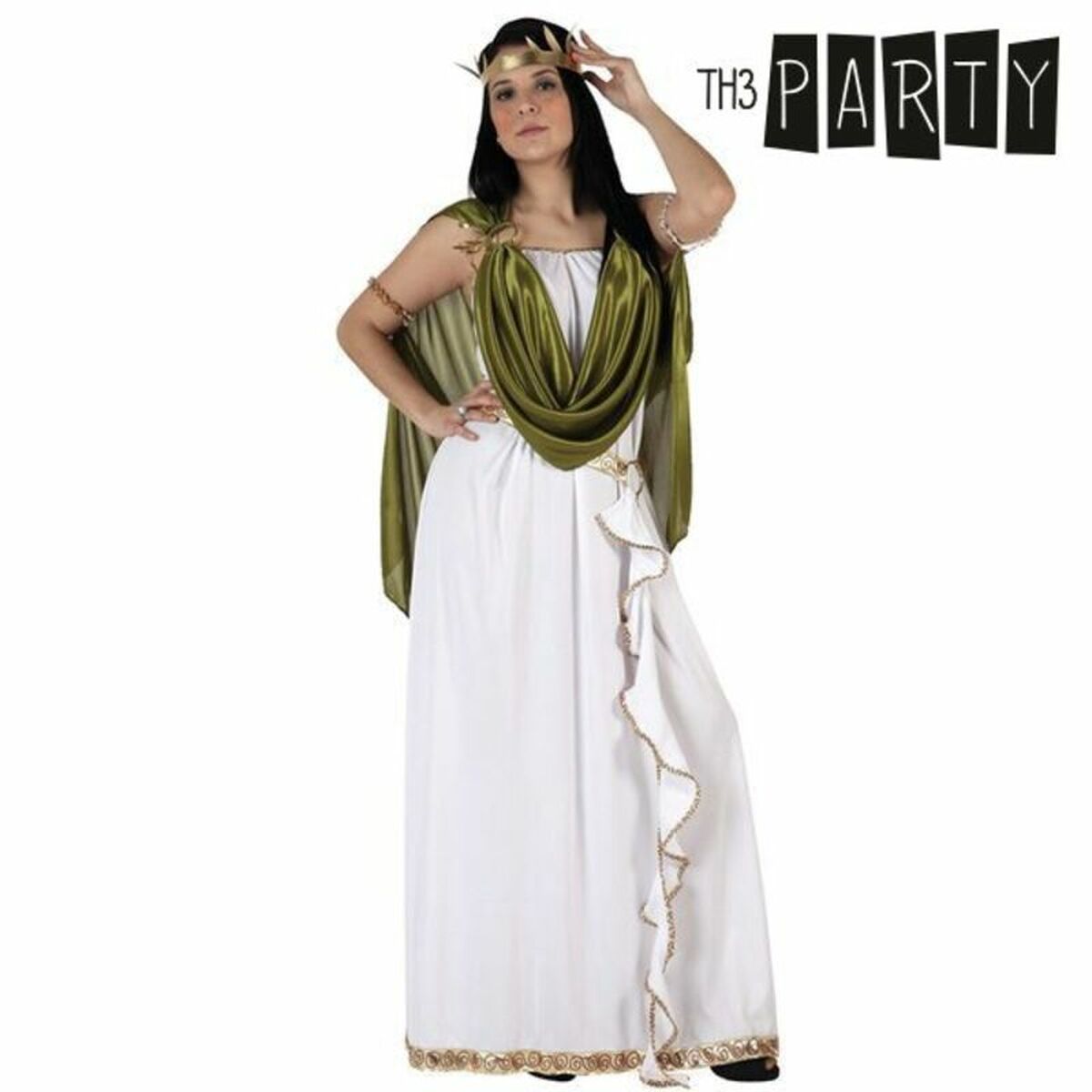 Costume for Adults Th3 Party White (4 Pieces)
