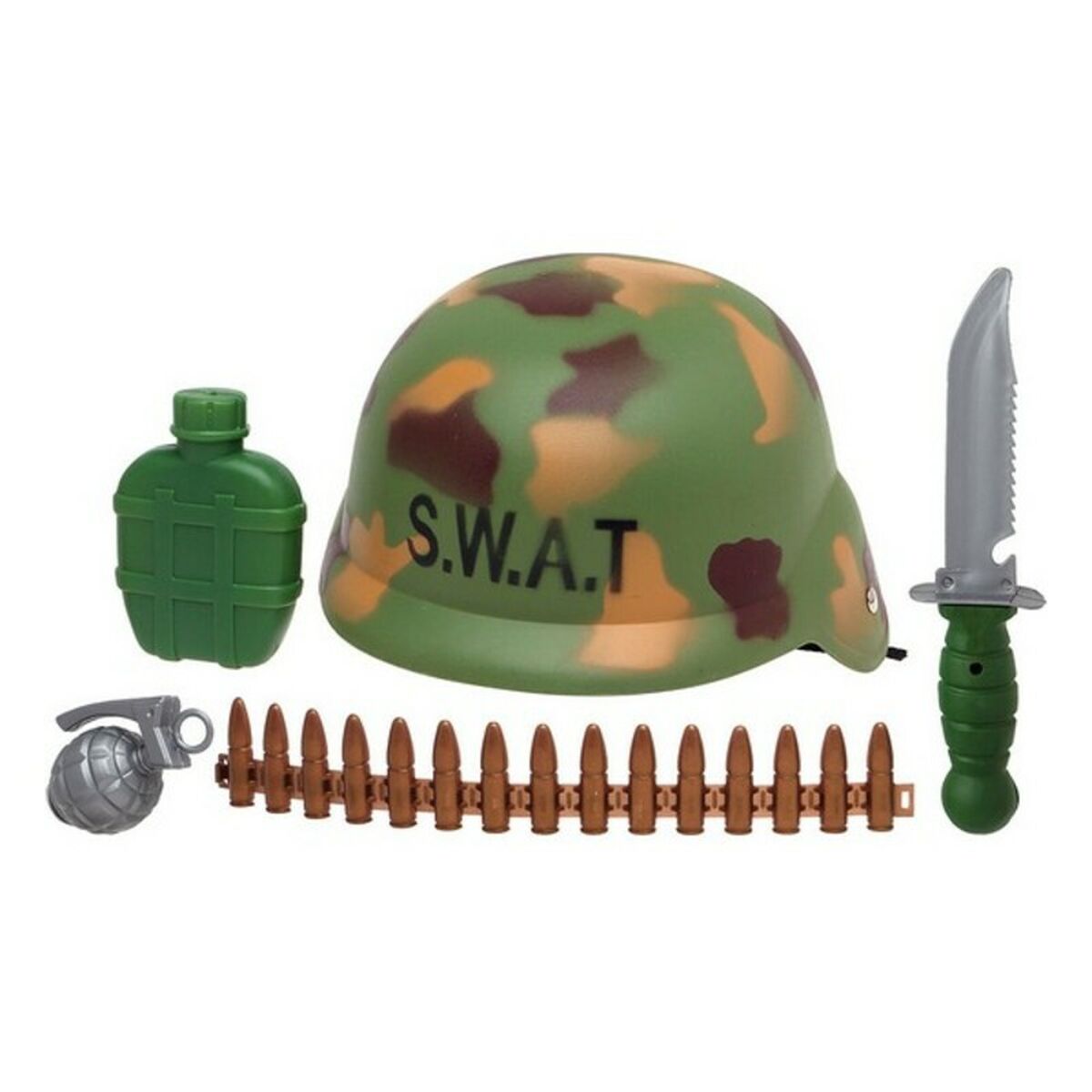 Police Set Heroes 38368 (5 pcs) Green Camouflage 33 x 28 cm Police Set Heroes 38368 (5 pcs) Green Camouflage 33 x 28 cm