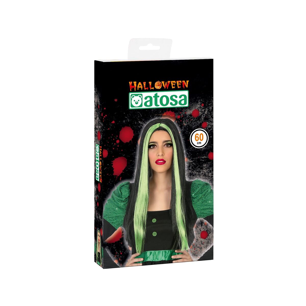 Halloween Wig 118189 Green (Refurbished A)