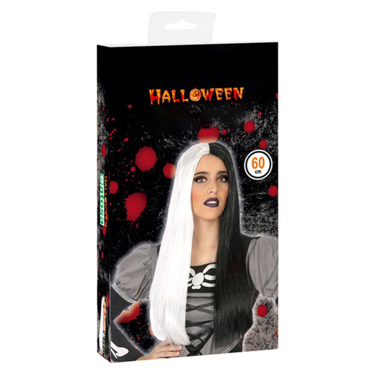 Halloween Wig Black White Halloween Wig Black White