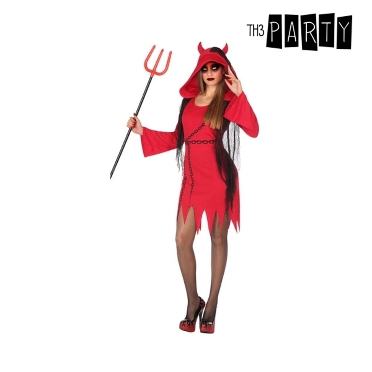 Costume for Adults Red Male Demon (1 Piece) Costume for Adults Red Male Demon (1 Piece)